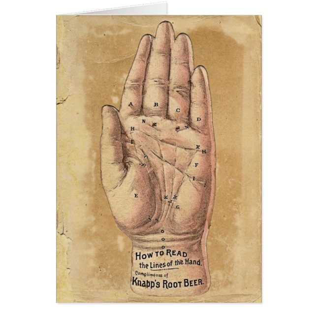 Carte de lecture Palm (Devant)