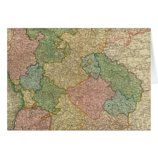 Carte de l'Empire allemand (Devant horizontal)