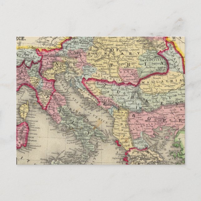 Carte De L'Empire Autrichien (Devant)