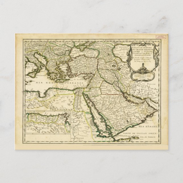 Carte de l'Empire ottoman (1654) (Devant)