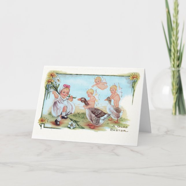 Carte de l'Est avec illustration Vintage (Devant)