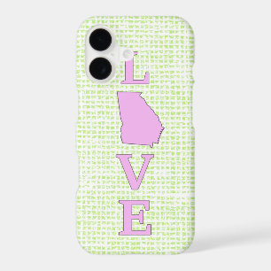 Carte de l'État de Géorgie LOVE