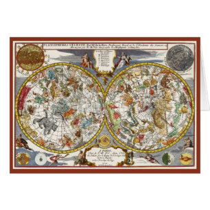 Carte de l'étoile du Planisphère vintage par Nicho
