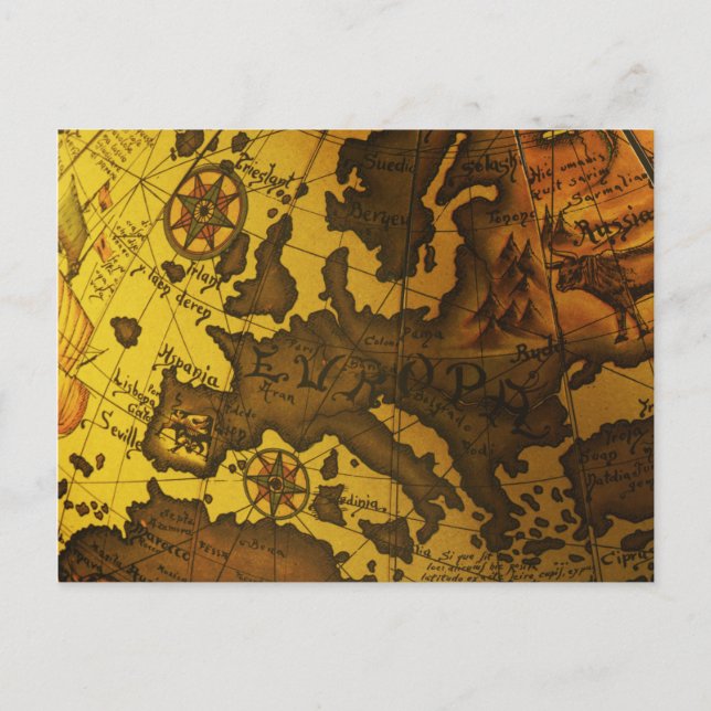 Carte de l'Europe (Devant)