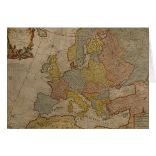 Carte de l'Europe 1700