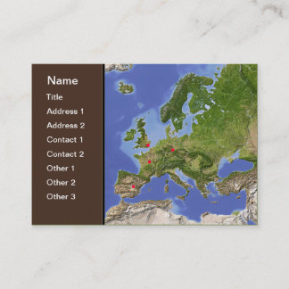 Carte de l'Europe, personnalisable !
