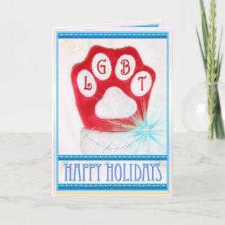 Carte de LGBT bonnes fêtes