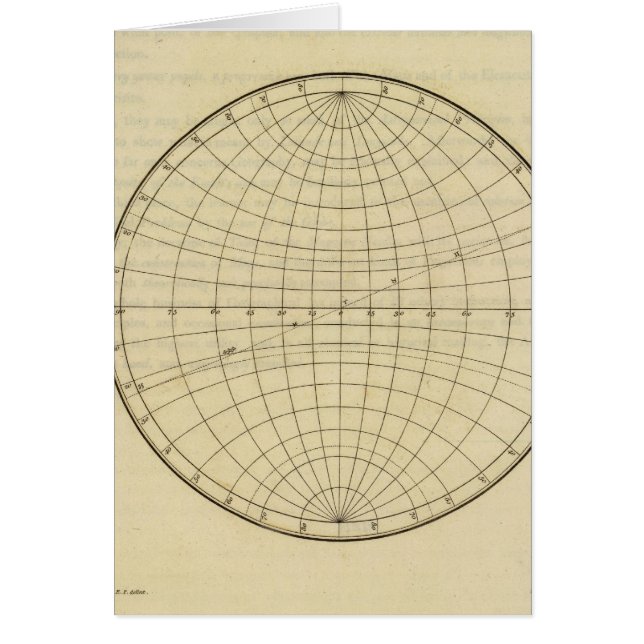 Carte de l'hémisphère (Devant)
