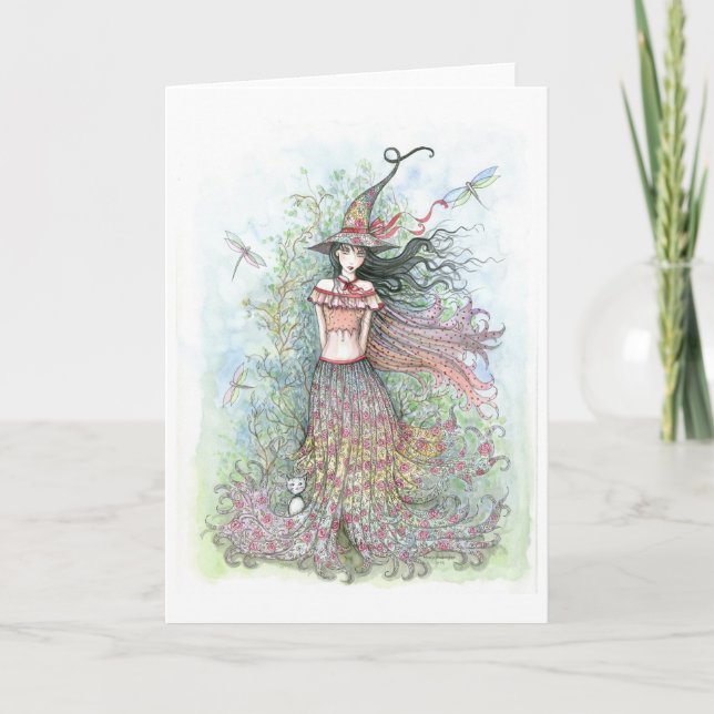 Carte de libellule de sorcière par Molly Harrison (Devant)