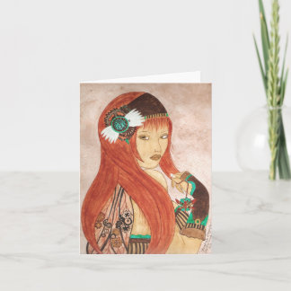 Carte de libellule de Steampunk