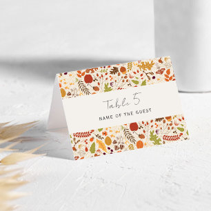 Carte de lieu de mariage bohème fleuri rustique se