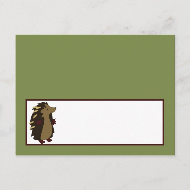 Carte de lieu écrite Enchanted Hollow Forest Wood (Devant)