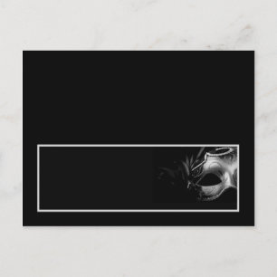 Carte de lieu écrite Mis XV Argent Noir