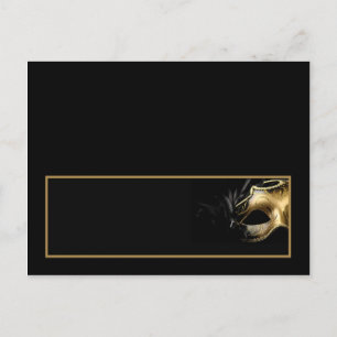 Carte de lieu écrite Mis XV Or Noir