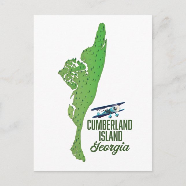 Carte de l'île de Cumberland (Devant)
