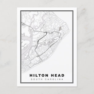 Carte de l'île de Hilton