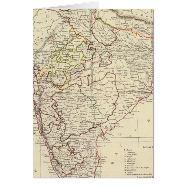 Carte de l'index India XII (Devant)