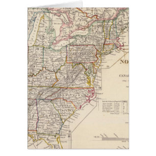 Carte de l'indice nord-américain