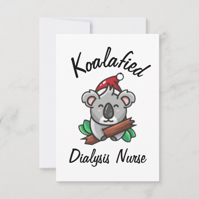Carte de l'infirmière de dialyse Koalafied (Devant)