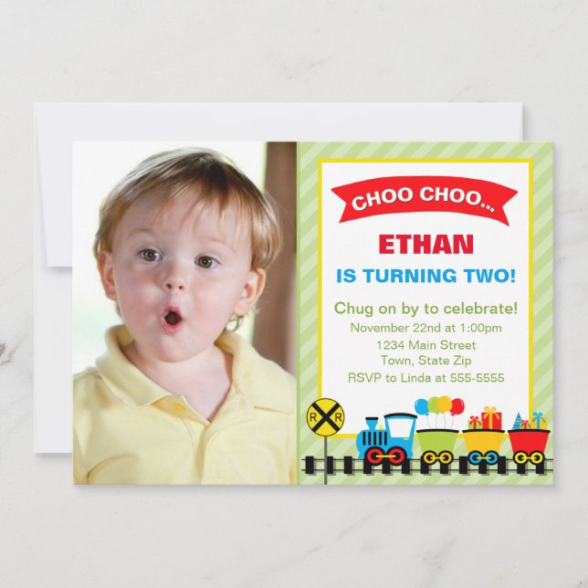 Carte de l'invitation 5x7 de fête d'anniversaire (Devant)