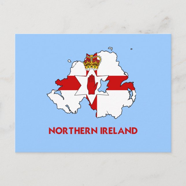 CARTE DE L'IRLANDE DU NORD (Devant)