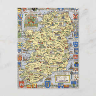 Carte de l'Irlande historique