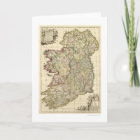 Carte de l'Irlande par Frederik de Wit 1710