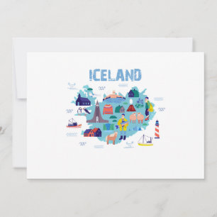 carte de l'Islande