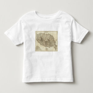 Carte de l'Isle de la Grenade Toddler T-shirt