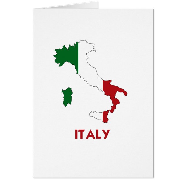 CARTE DE L'ITALIE (Devant)