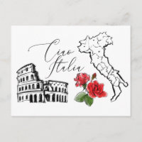 *~* Carte de l'Italie Ciao Italia Langue italienne