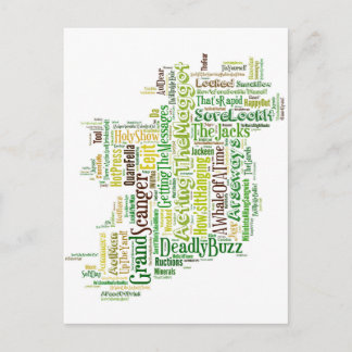 Carte de l'lang irlandais