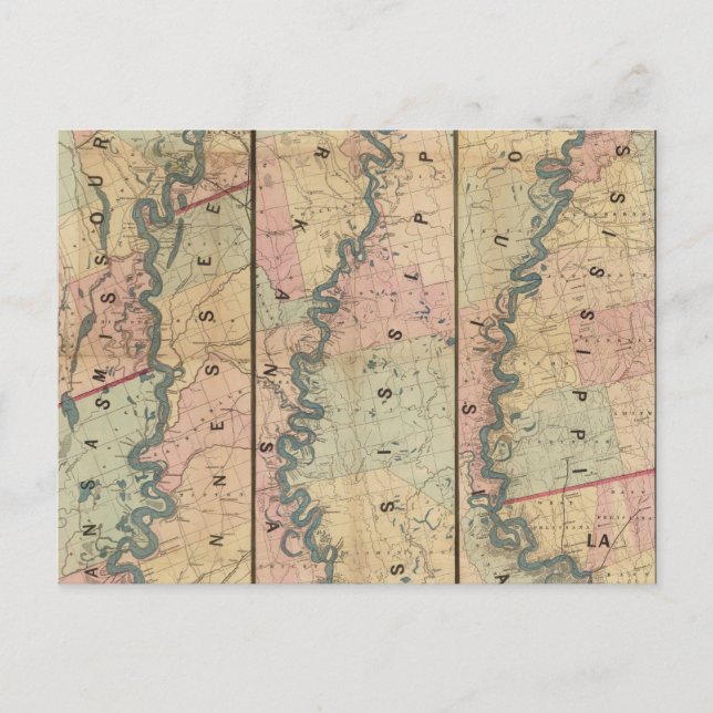 Carte de Lloyd du Bas Mississippi (Devant)