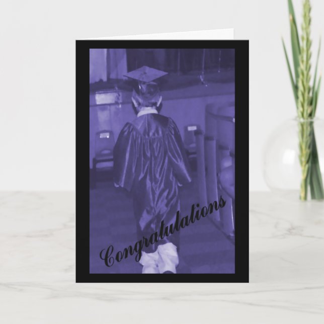 Carte de l'obtention du diplôme des hommes (Devant)