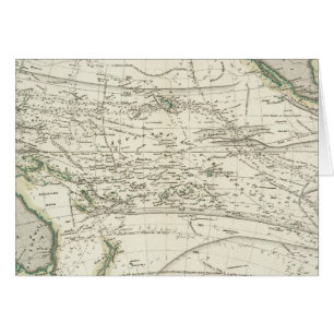 Carte de l'océan Pacifique
