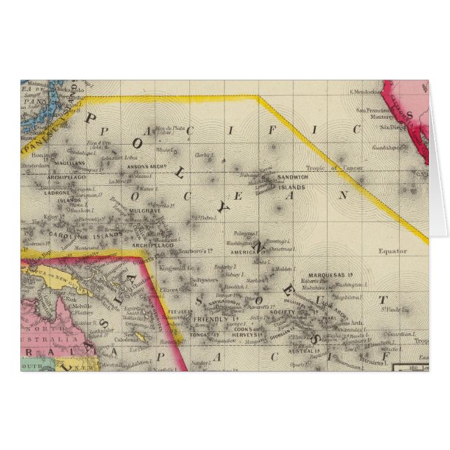 Carte De L'Océanica (Devant horizontal)