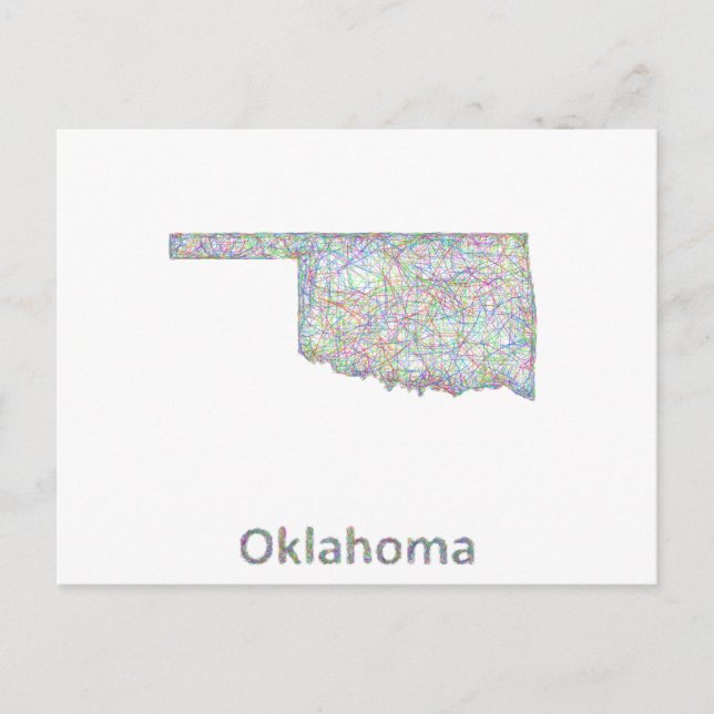 Carte de l'Oklahoma (Devant)