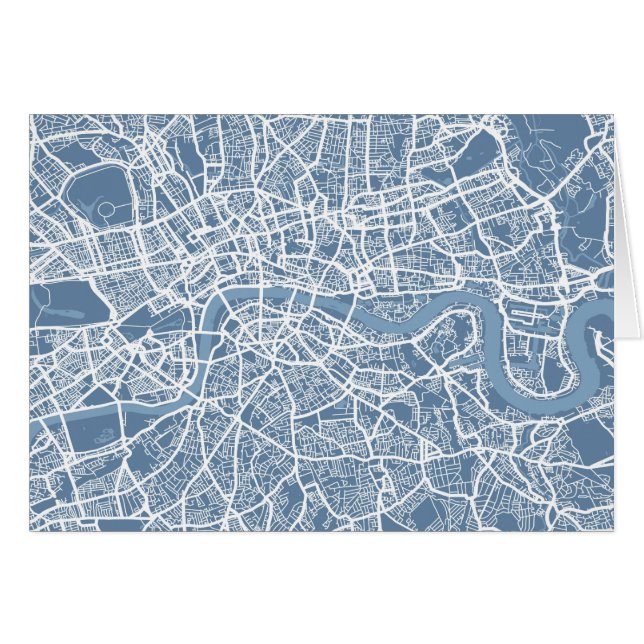 Carte de Londres (Devant horizontal)