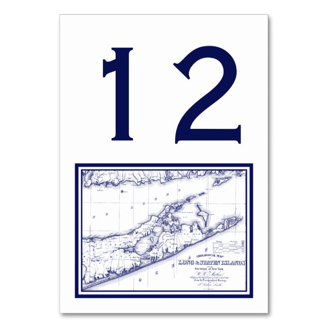 Carte de Long Island The Hamptons (Par défaut)