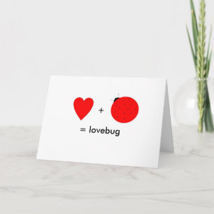 carte de lovebug pour la Saint-Valentin
