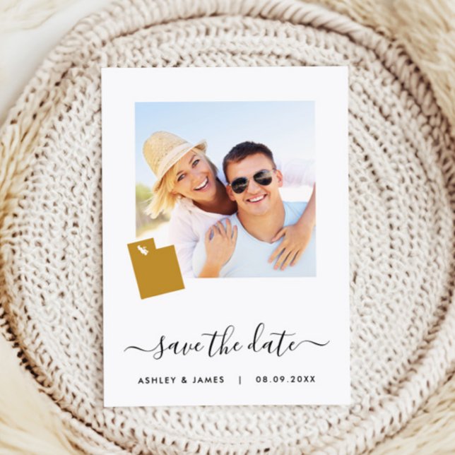 Carte de l'Utah Mariage photo Enregistrer la carte (Créateur téléchargé)