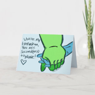 Carte de lymphoedème secondaire "Second to None"