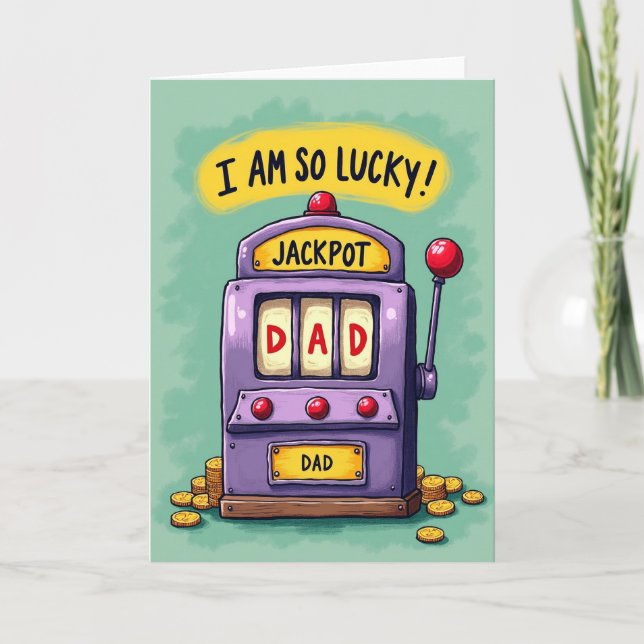Carte de machine de jeu Lucky Dad (Devant)