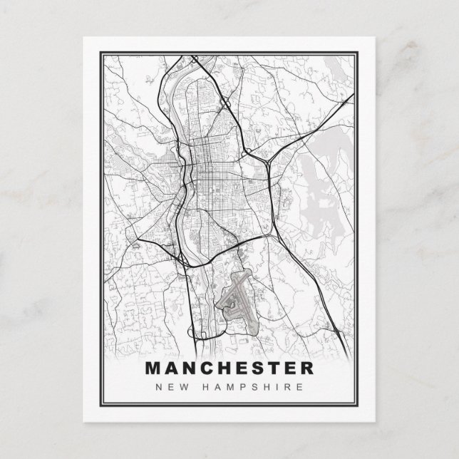 Carte de Manchester (Devant)