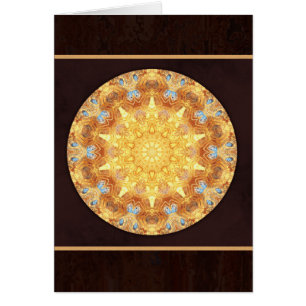 Carte de mandala de renouvellement