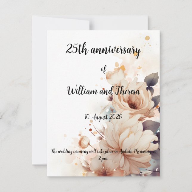 Carte de mariage (Devant)