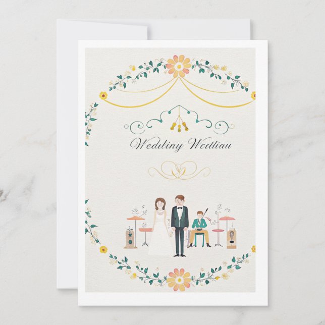 CARTE DE MARIAGE (Devant)