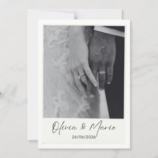 carte de mariage