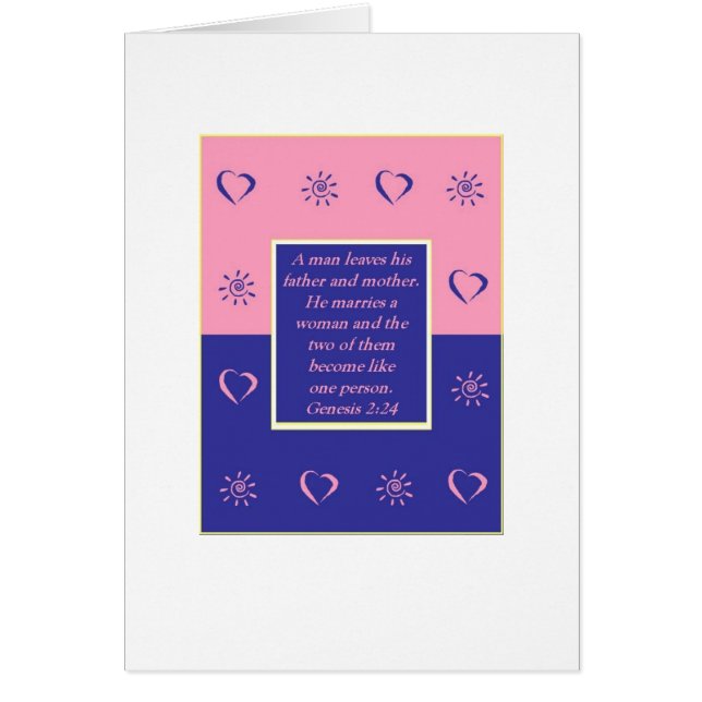 Carte de mariage (Devant)