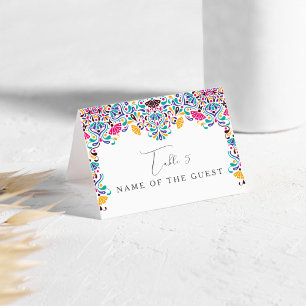 Carte de mariage arc-en-ciel de la fête mexicaine